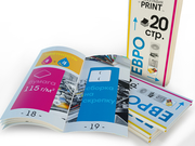 заказать печать 1 000 каталогов «Евро», книжная ориентация, 20 страниц
